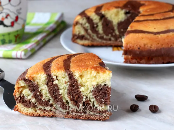 Фото блюда: Манник «Зебра» на кефире