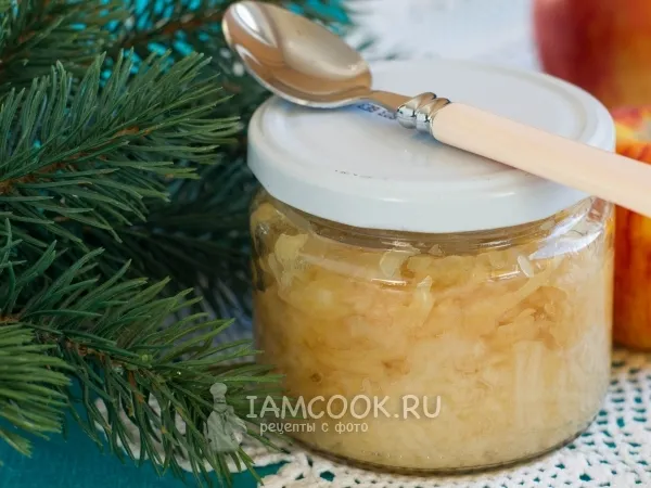 Фото блюда: Яблоки, протертые с сахаром на зиму