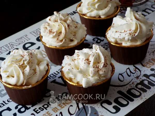 Фото блюда: Капкейки «Молочная девочка»