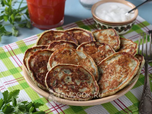 Фото блюда: Картофельные оладьи на кефире