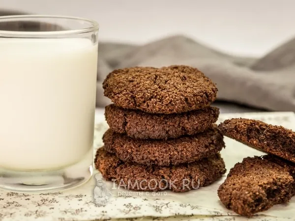 Фото блюда: Кокосовое печенье без масла