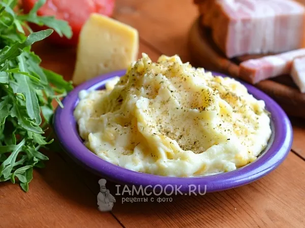 Фото блюда: Картофельное пюре со сливками и сыром