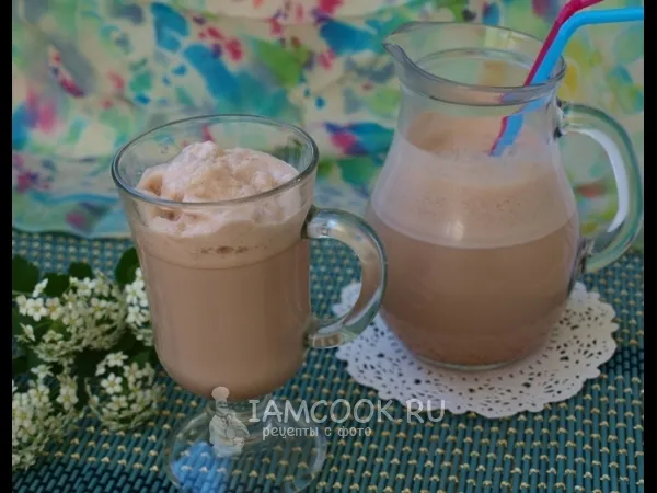 Фото блюда: Шоколадный молочный коктейль
