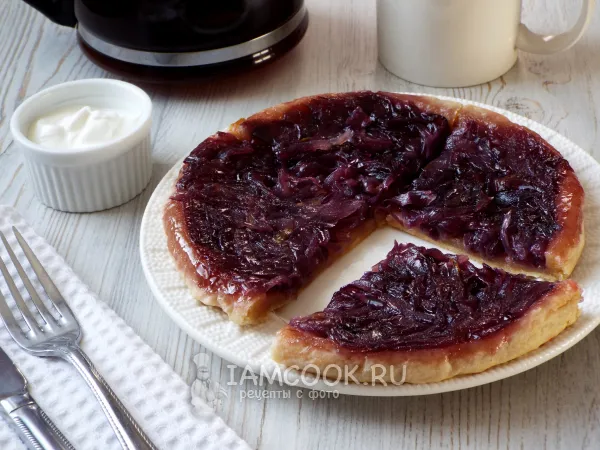 Фото блюда: Тарт татен луковый