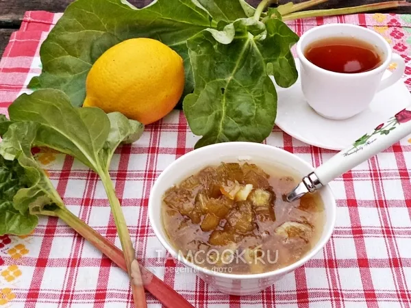 Фото блюда: Варенье из ревеня с лимоном