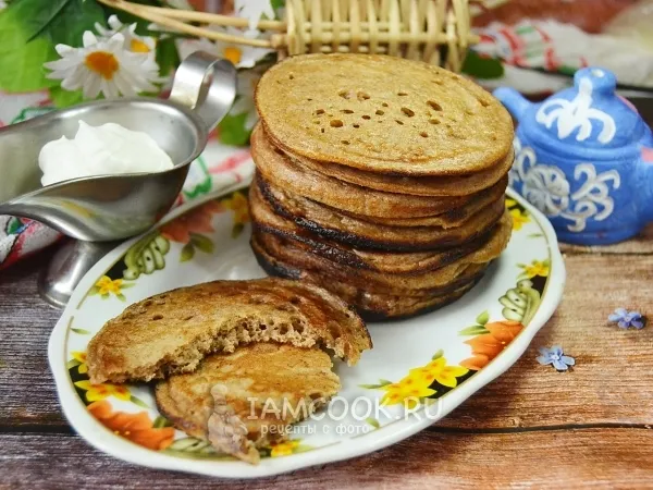 Фото блюда: Блины на кислом молоке с дырочками