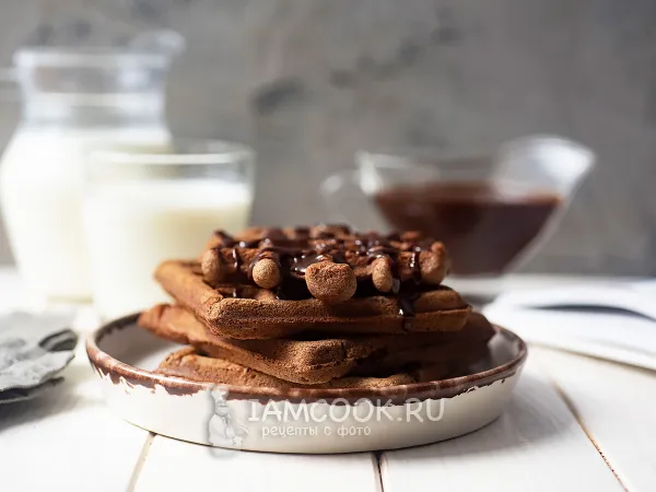 Фото блюда: Шоколадные венские вафли