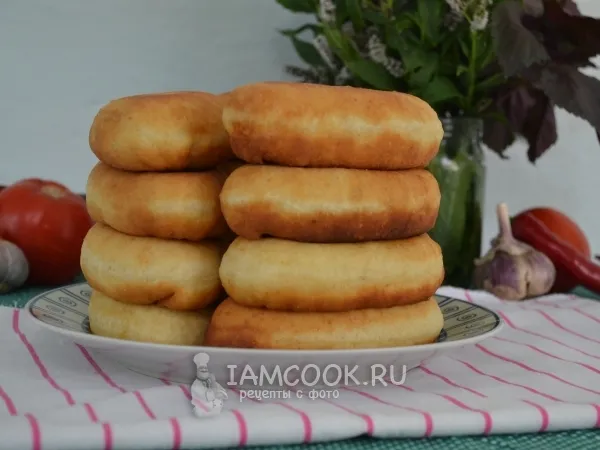 Фото блюда: Жареные пирожки с яйцом и рисом