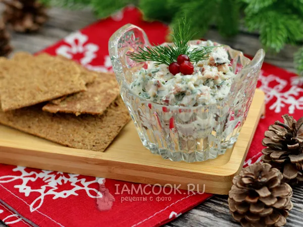 Фото блюда: Паштет из сельди с маслом