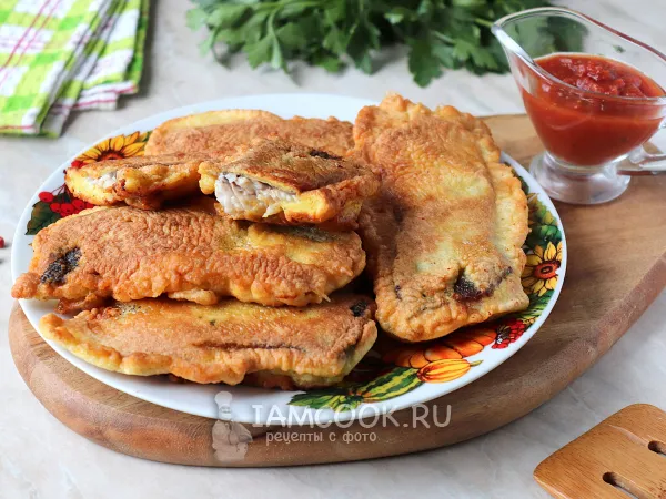 Фото блюда: Толстолобик в кляре