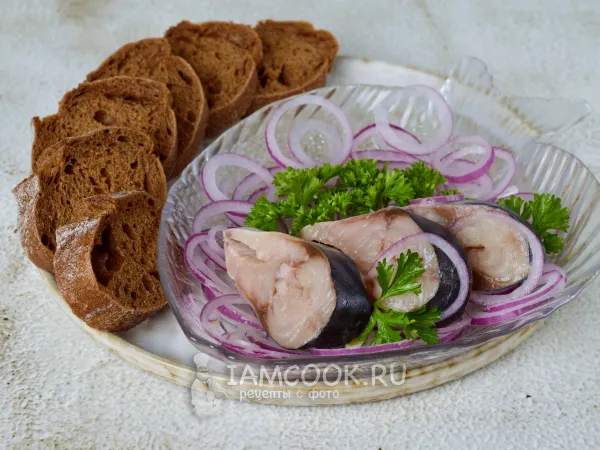 Фото блюда: Скумбрия в горчичном маринаде