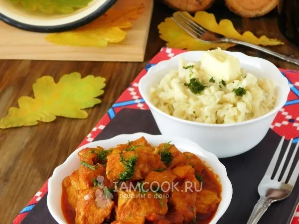 Фото блюда: Пёркёльт из курицы