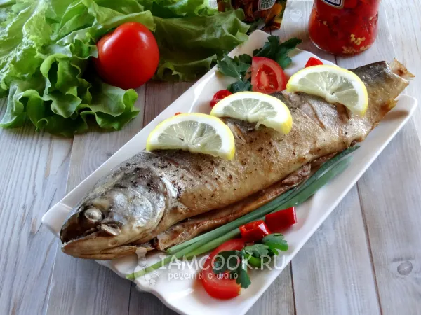 Фото блюда: Горбуша в рукаве в духовке