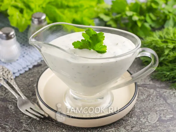 Фото блюда: Густой соус для шаурмы