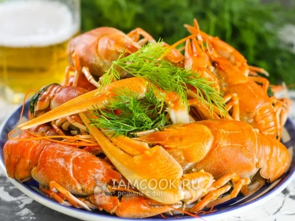 Фото блюда: Раки в пиве