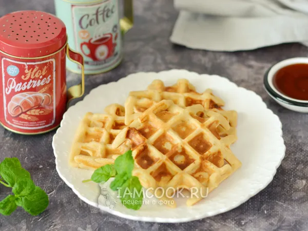 Фото блюда: Венские вафли из цельнозерновой муки