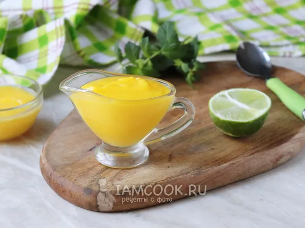 Фото блюда: Лаймовый курд