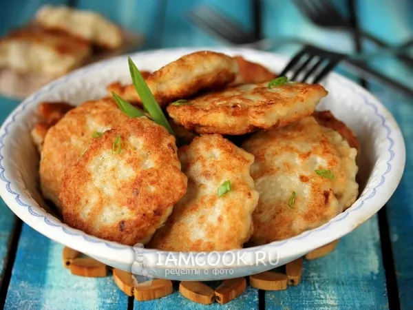 Фото блюда: Котлеты куриные с майонезом и картофельным крахмалом