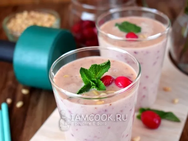 Фото блюда: Протеиновый коктейль с кедровой мукой