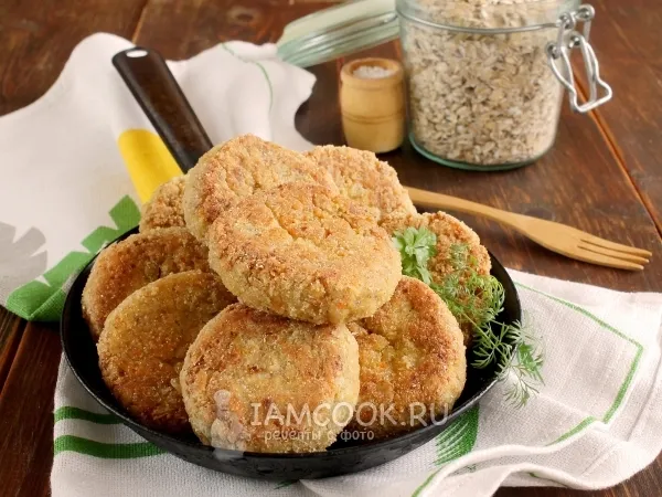 Фото блюда: Котлеты из геркулеса
