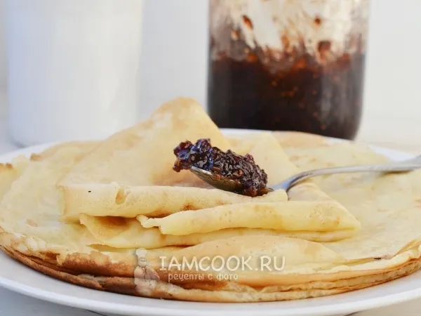Фото блюда: Блины на воде без яиц