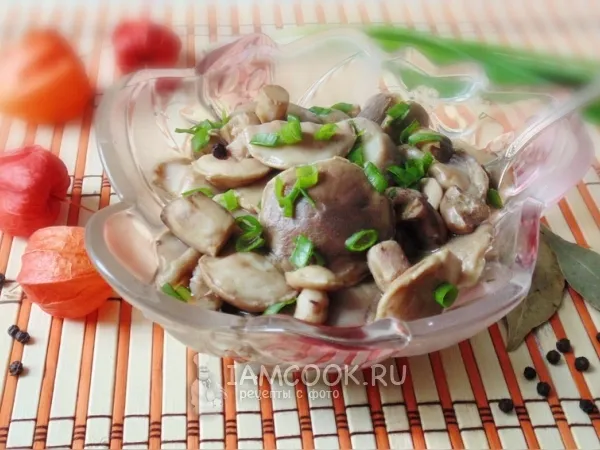 Фото блюда: Маринованные маслята на зиму (горячим способом)