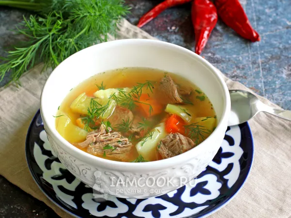 Фото блюда: Лывжа из говядины по-осетински