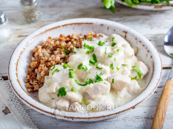 Фото блюда: Подлива из курицы с молоком