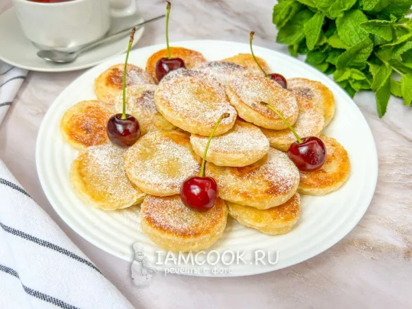 Фото блюда: Сметанное печенье на сковороде