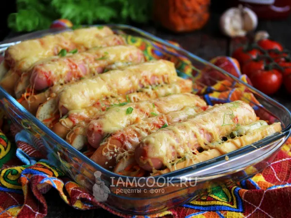 Фото блюда: Хот-доги с корейской морковью