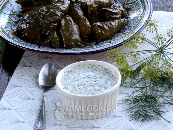 Фото блюда: Сливочный соус с укропом