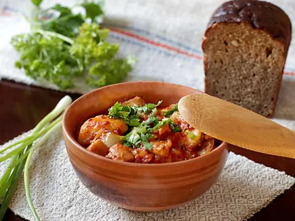 Фото блюда: Гуляш из куриного филе