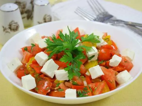 Фото блюда: Салат с запеченным перцем