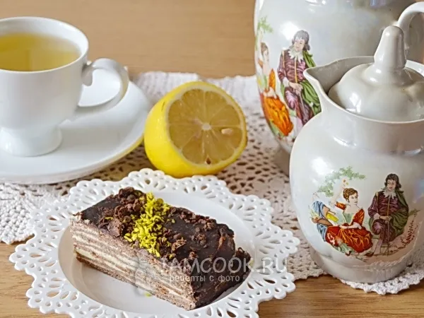 Фото блюда: Шоколадный торт с какао