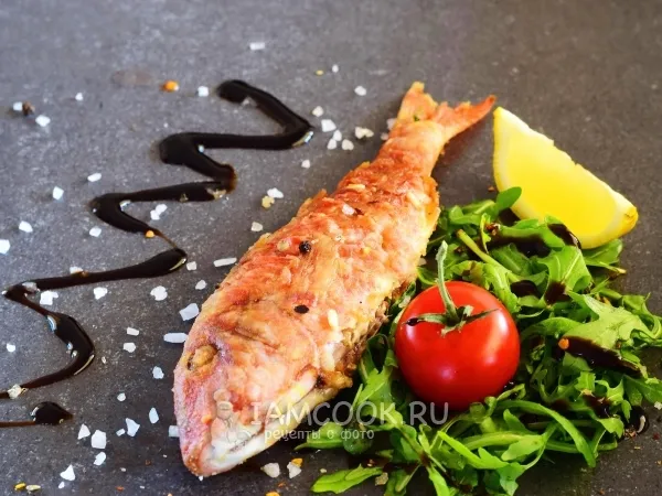 Фото блюда: Жареная барабулька