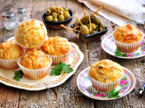 Фото блюда: Маффины куриные с сыром