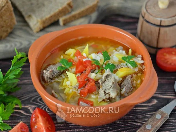 Фото блюда: Суп из говядины с рисом