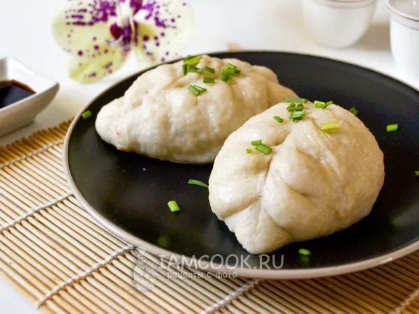 Фото блюда: Корейские пирожки с капустой на пару