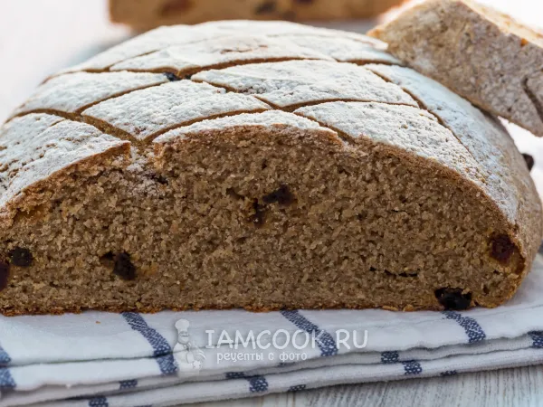 Фото блюда: Ржаной хлеб с изюмом