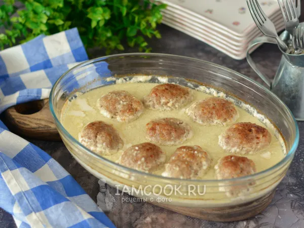 Фото блюда: Котлеты в духовке с майонезом