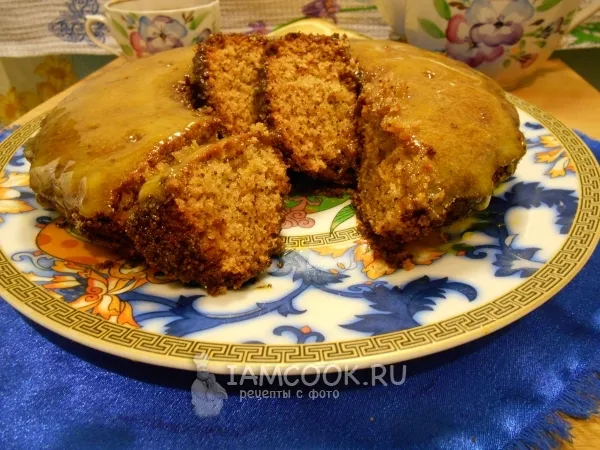 Фото блюда: Медовый кекс с маком и лимонной помадкой