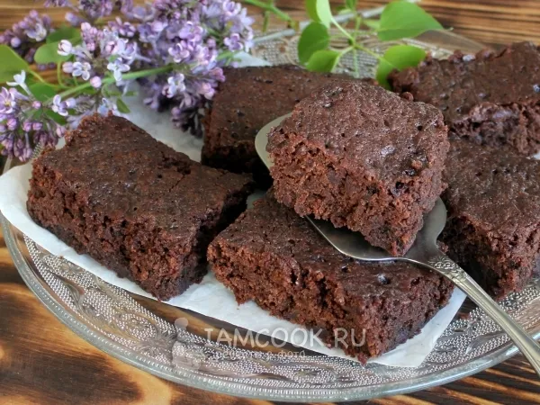 Фото блюда: Брауни в микроволновке