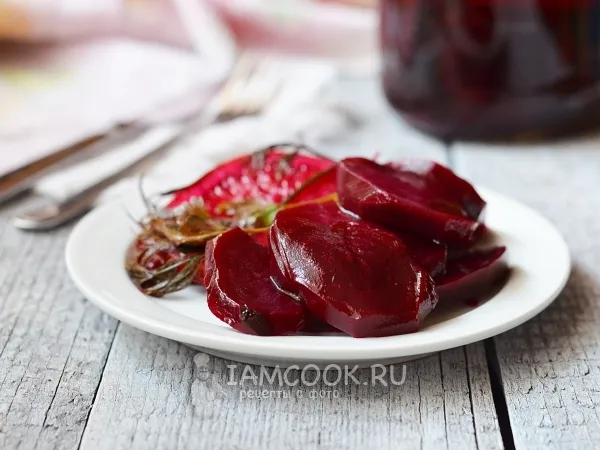 Фото блюда: Свекла, маринованная с апельсином