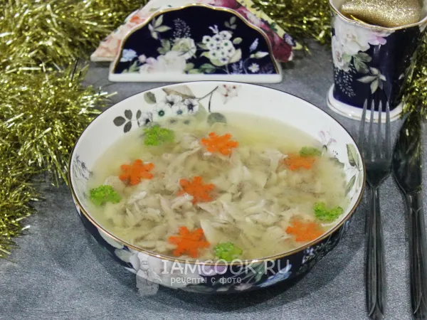 Фото блюда: Холодец из курицы с агар-агаром