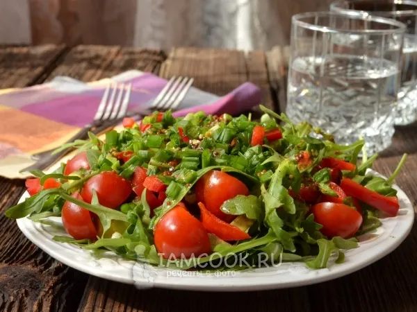 Фото блюда: Салат с авокадо и помидорами