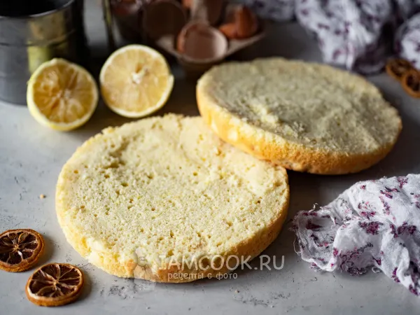 Фото блюда: Лимонный бисквит в мультиварке