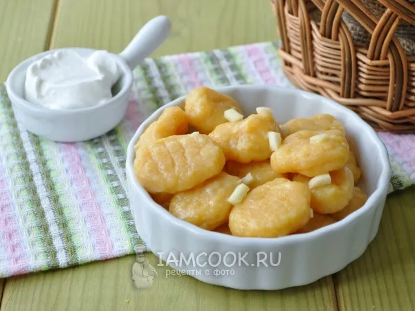 Фото блюда: Картофельные ньокки с тыквой