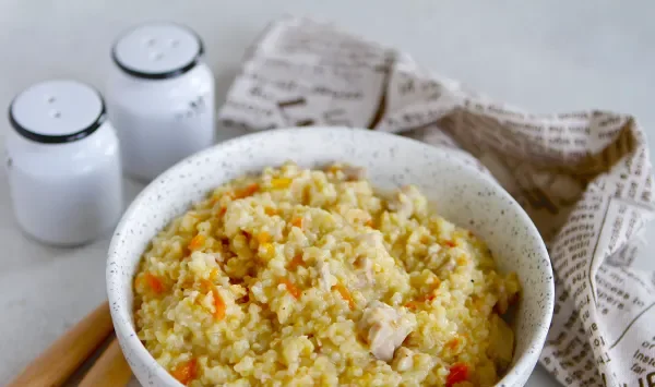 Фото блюда: Пшеничная каша с курицей