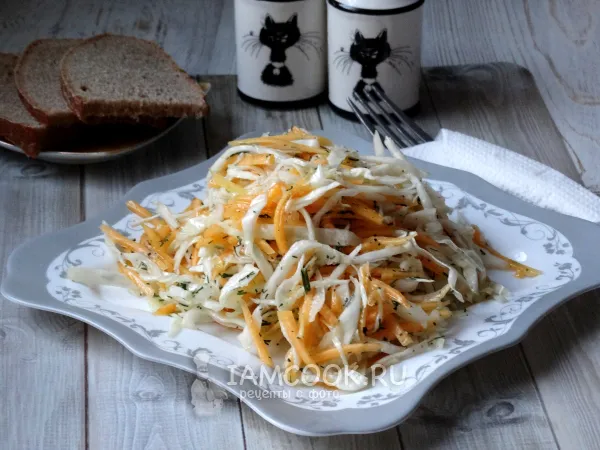 Фото блюда: Салат из капусты с тыквой