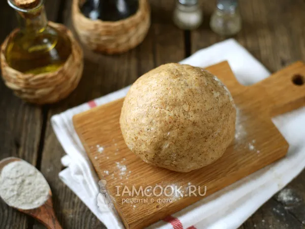 Фото блюда: Тесто для пиццы из овсяной муки